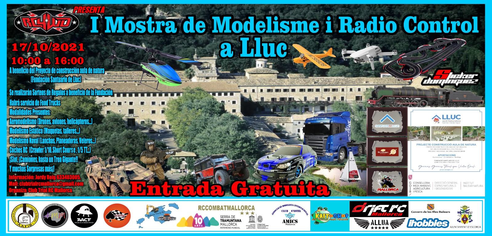 1ª MOSTRA DE MODELISME I RADIO CONTROL A LLUC (17/10/21)