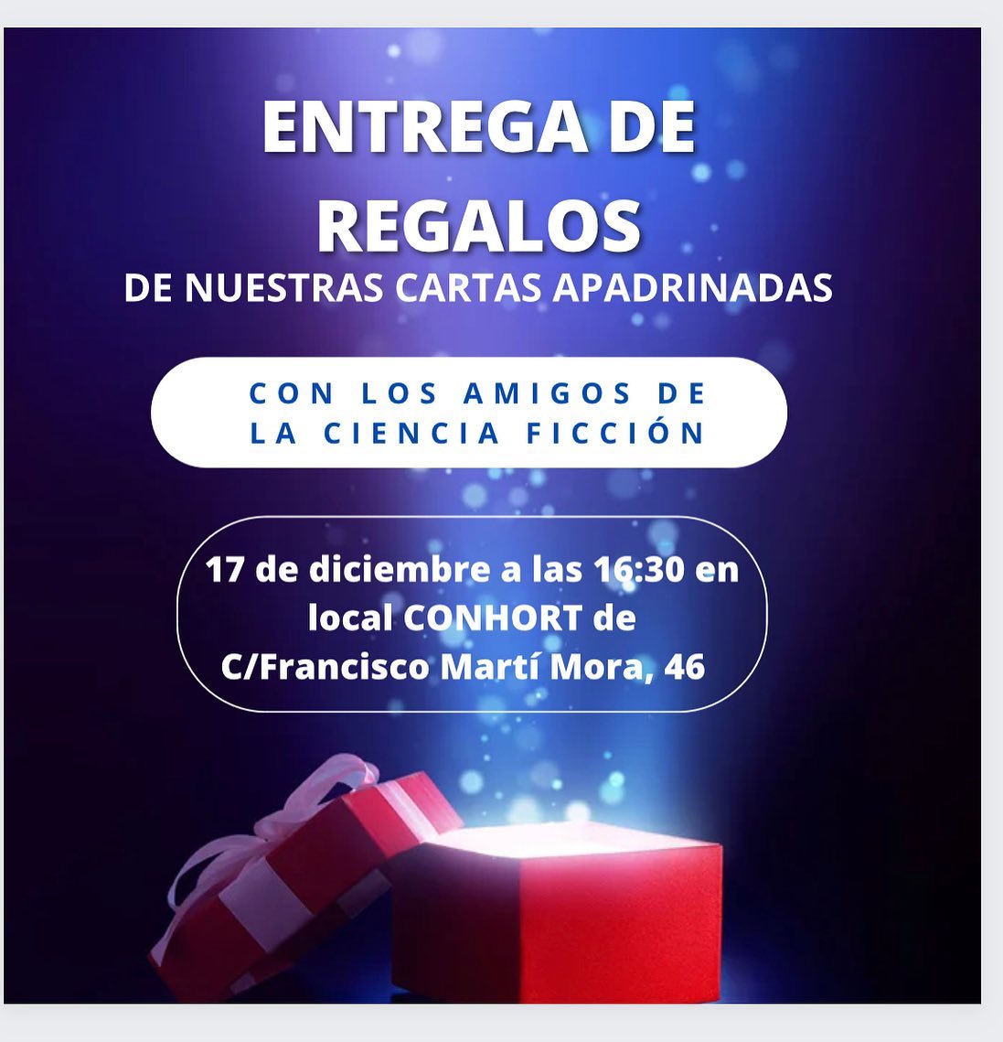 ENTREGA REGALOS CARTAS APADRINADAS 17/12 (SOS MAMAS)